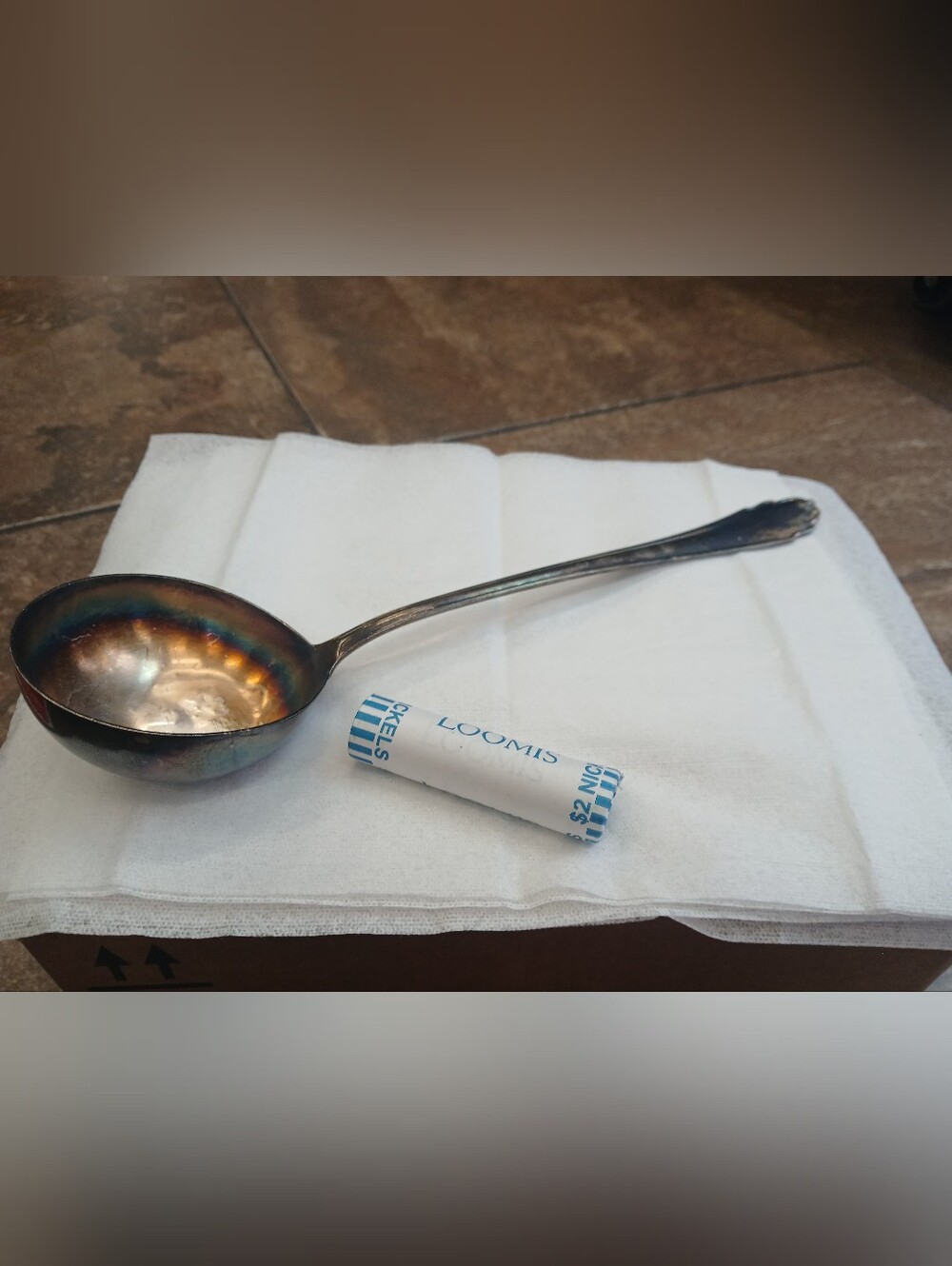 Vintage Sterling Silverplate Serving Ladle